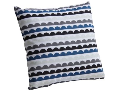 Housse de coussin en coton (Vagues)