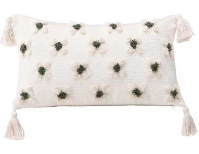 Housse de coussin avec pompoms Millie (30x50 cm)