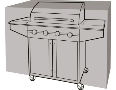 Housse de protection barbecue rectangulaire (165 cm de long)