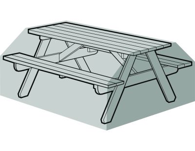 Housse de protection table de pique-nique 8 places