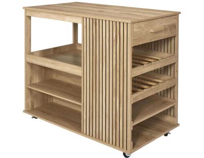 Ilot de cuisine en bois Klaus