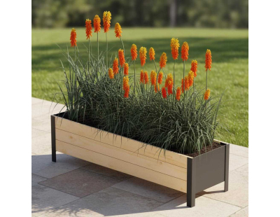 Jardinière en bois et métal Modern (Bas)