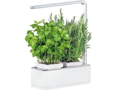 Jardinière avec lampe led intégrée Mini potager (+ engrais 500 ml)