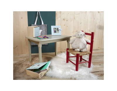 Jeté de lit imitation fourrure (Gris)