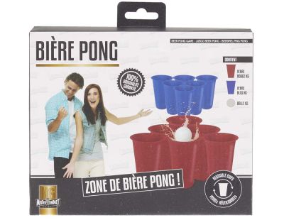 Jeu à boire avec verres réutilisables Bière pong