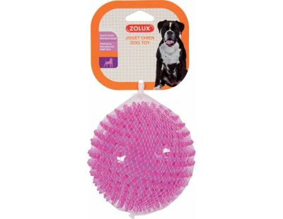 Jouet pour chien balle avec picots Pop 13 cm (Framboise)