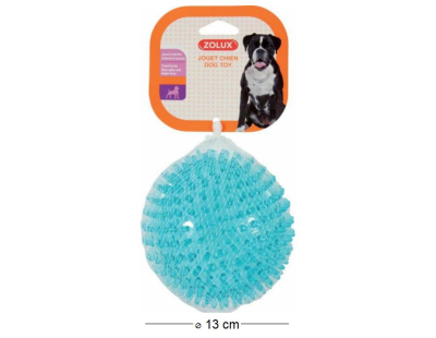Jouet pour chien balle avec picots Pop 13 cm (Turquoise)