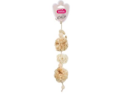 Jouet en feuille de maîs (3 POMPONS)