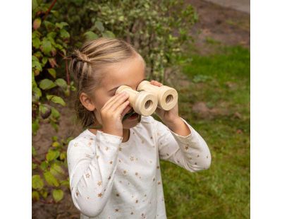 Jumelles pour enfants en bois de pin