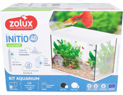 Kit aquarium 24 litres Initio 40 (Blanc)