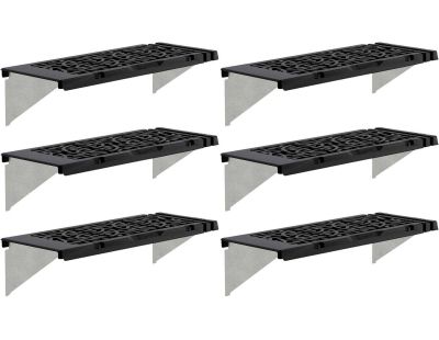 Kit d'étagère originale en polypropylène pour serre de jardin (Lot de 6 étagères)