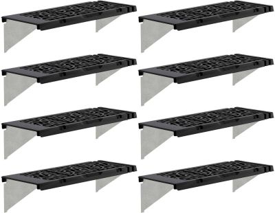 Kit d'étagère originale en polypropylène pour serre de jardin (Lot de 8 étagères)