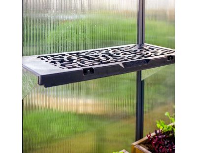 Kit d'étagère originale en polypropylène pour serre de jardin (Lot de 6 étagères)