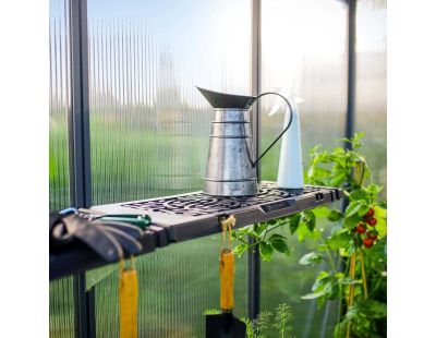 Kit d'étagère originale en polypropylène pour serre de jardin (Lot de 8 étagères)