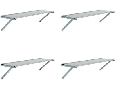 Kit d'étagères pour abri de jardin Yukon (Lot de 4)