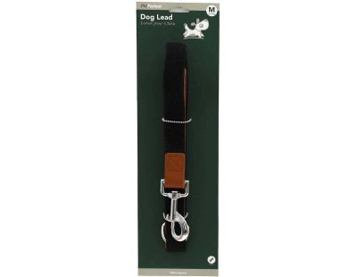 Laisse en polyester 120 cm (Noir)