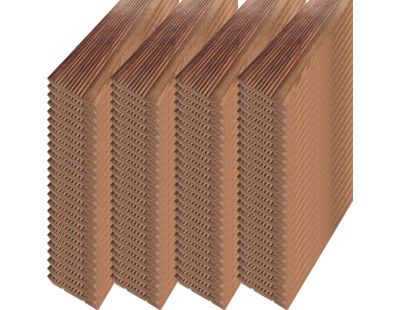Lame de terrasse striée en pin sylvestre 250 x 14 cm Premium (Lot de 100) (35 m2)