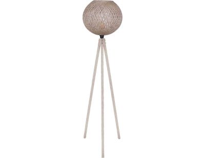 Lampadaire en MDF et jute Carmen