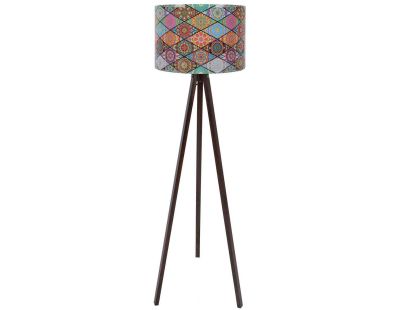 Lampadaire avec abat-jour multicolore Cap