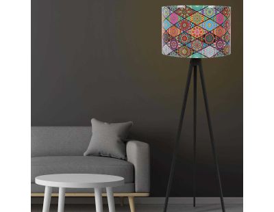 Lampadaire avec abat-jour multicolore Cap