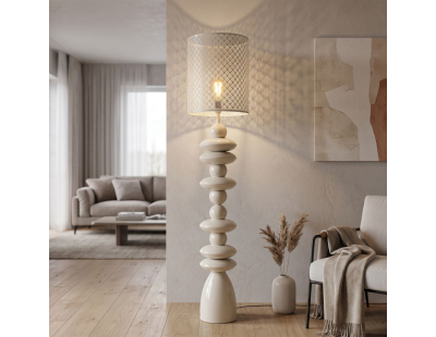Lampadaire en métal Carl 33 x 160 cm