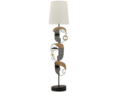 Lampadaire en métal Picassy 38 x 162.6 cm