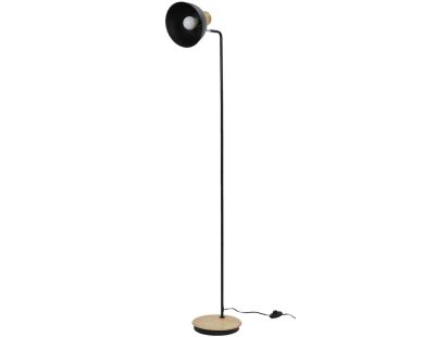 Lampadaire en métal noir 145 cm