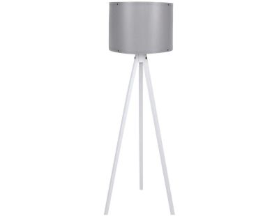 Lampadaire trépied Cap (Gris, blanc)