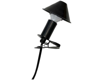 Lampe à clipser en métal Mush room (Noir)