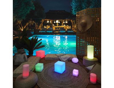 Lampe extérieure Cube avec télécommande