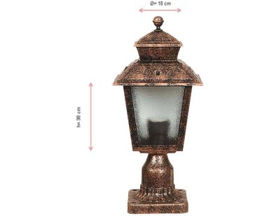 Lampe extérieure à poser en ABS vintage Brigitte