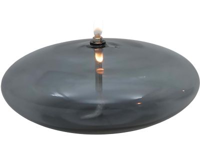 Lampe à huile en verre Ellipse (9 x 18 cm)