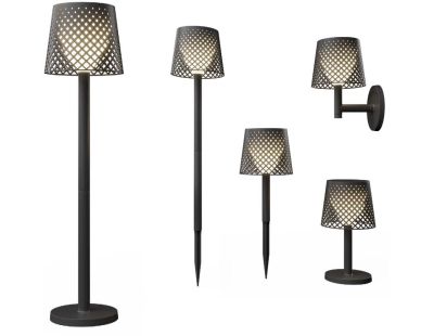 Lampe de jardin multifonction Greta (Noir)