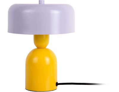 Lampe à poser Double Funky (Jaune, Violet)