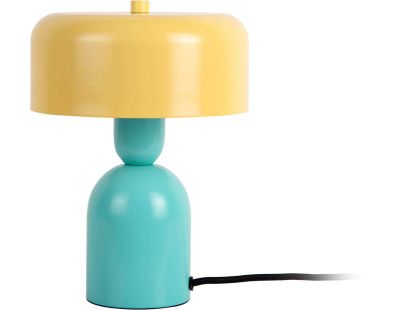 Lampe à poser Double Funky (Turquoise, Jaune)
