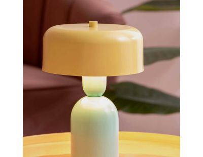 Lampe à poser Double Funky (Turquoise, Jaune)