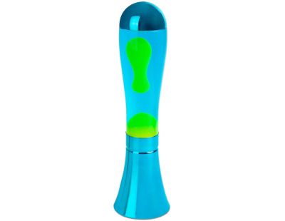 Lampe à poser en aluminium et verre Magma (Bleu)