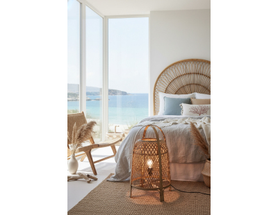 Lampe à poser en bambou naturel Alice