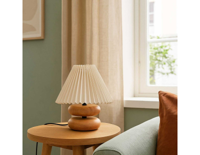Lampe à poser en bois et PVC Serenity (Modèle 4)