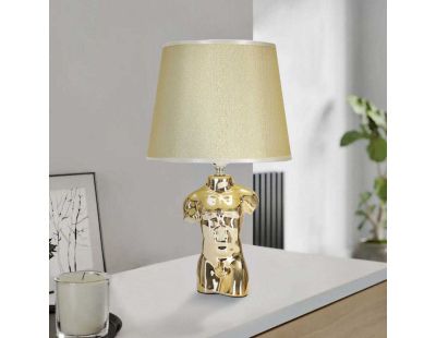 Lampe à poser en céramique Buste glam (Buste homme)