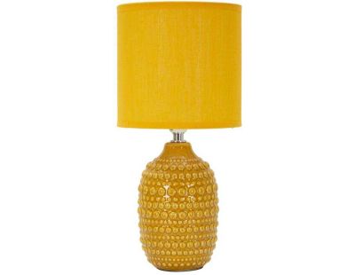 Lampe à poser en céramique Points 15 x 30.5 cm (Moutarde)