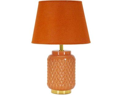 Lampe à poser en céramique Square 28 x 44 cm (Orange)