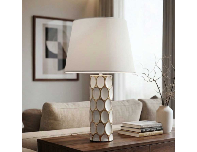 Lampe à poser en céramique et métal Glam (Modèle 2)