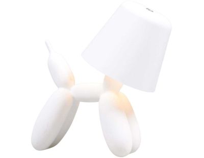 Lampe à poser led Balloon dog 16 x 10 x 18 cm (Blanc)