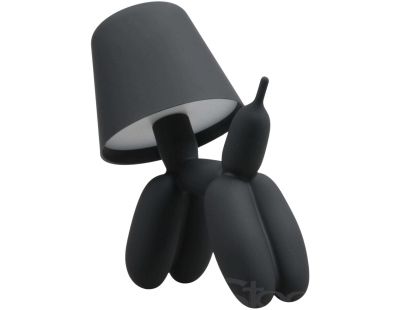 Lampe à poser led Balloon dog 16 x 10 x 18 cm (Noir)
