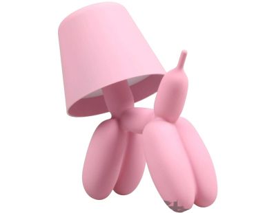 Lampe à poser led Balloon dog 16 x 10 x 18 cm (Rose)
