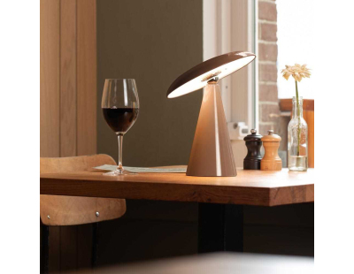 Lampe à poser led Phoebe (Marron)