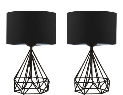 Lampe à poser en métal Loc (Lot de 2)