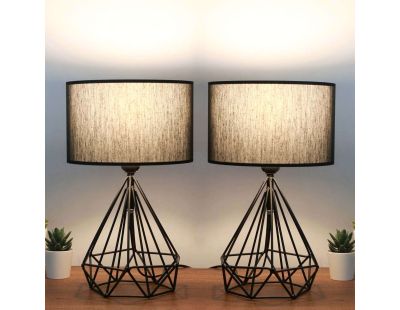 Lampe à poser en métal Loc (Lot de 2)
