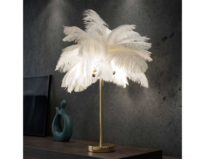 Lampe à poser en métal Palm 40 x 55 cm